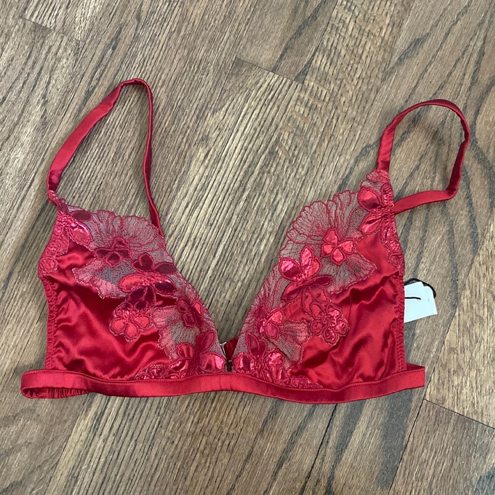Fleur du Mal Triangle Bra